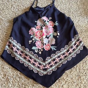 Floral tank top